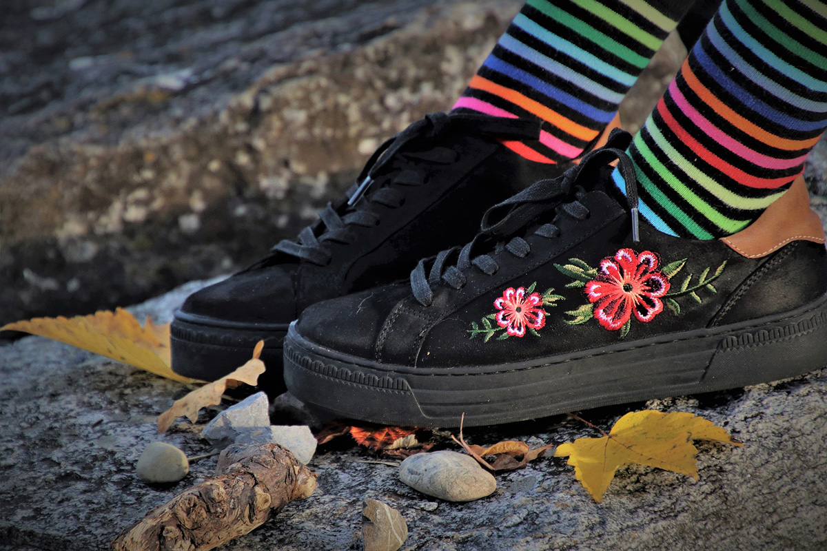 Sneakersy smart casual